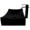 Novatto Black Porcelain Vessel Sink Combo with Matte Black Faucet, Drain and Sealer NSFC-01141MB1408MB - alternate 2